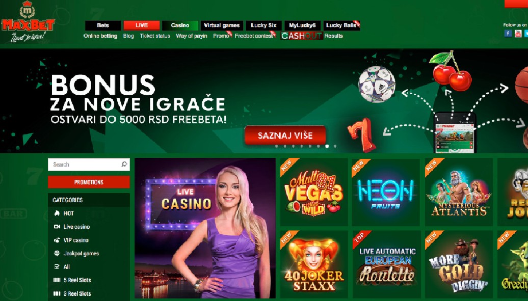 Kajot Games live at MaxBet thumbnail